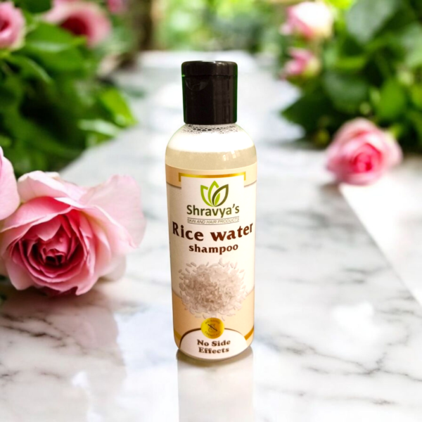 Rice protein shampoo